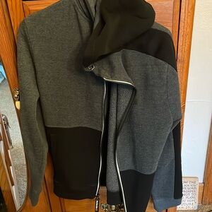 Black zip up sweatshirt